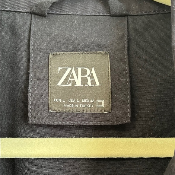 ZARA NEW Men's Indigo Blue Wax Effect Jacket, Size L - Picture 2 of 15